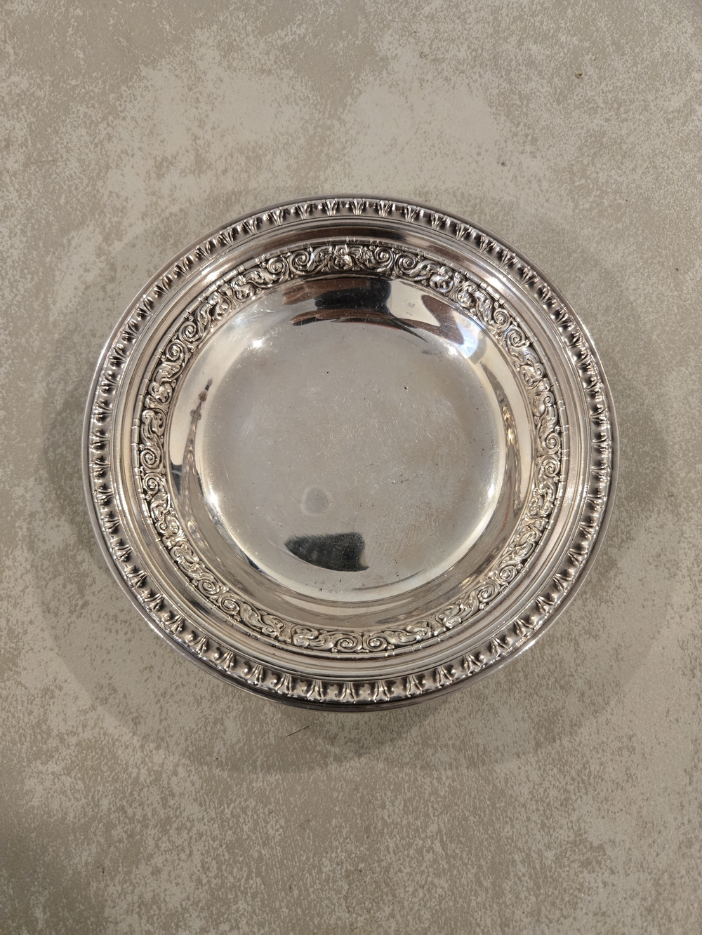 Elegant Silverplated Decorative Bowl